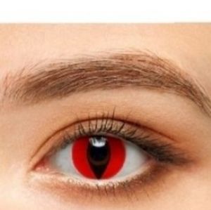 New CATEYE RED Halloween Contact Eyewear SALE $$